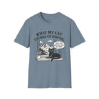 What my Cat thinks of Hiking T-Shirt