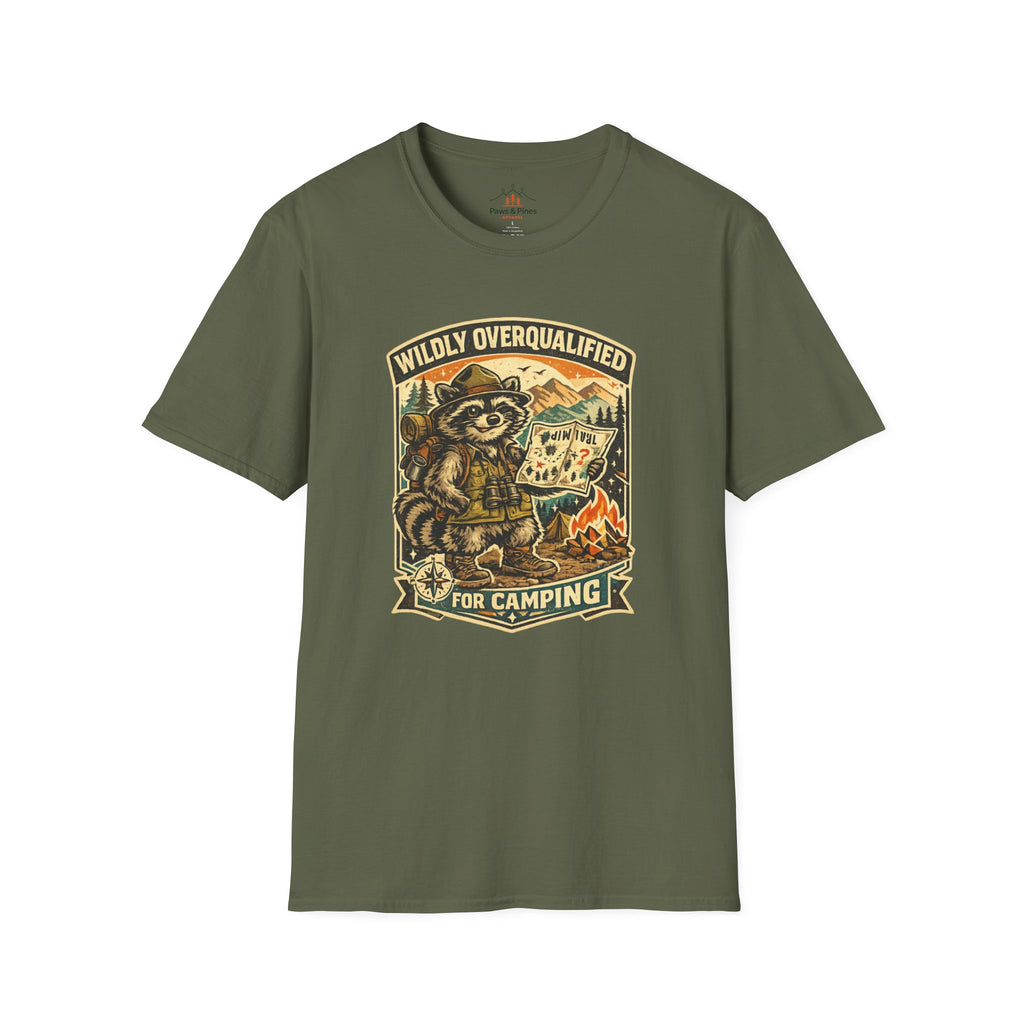 Raccoon Overqualified T-Shirt