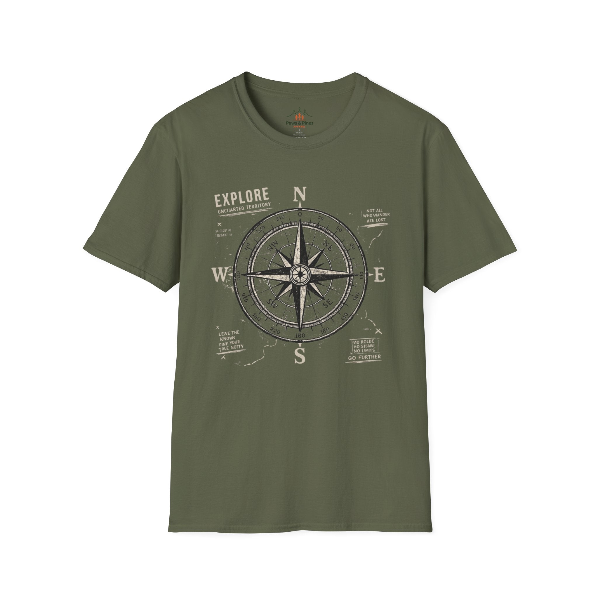 Grunge Compass T-Shirt