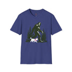 Bigfoot walking white cat T-Shirt