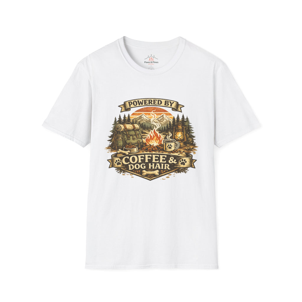 Powered by Coffee & Dog Hair T-Shirt