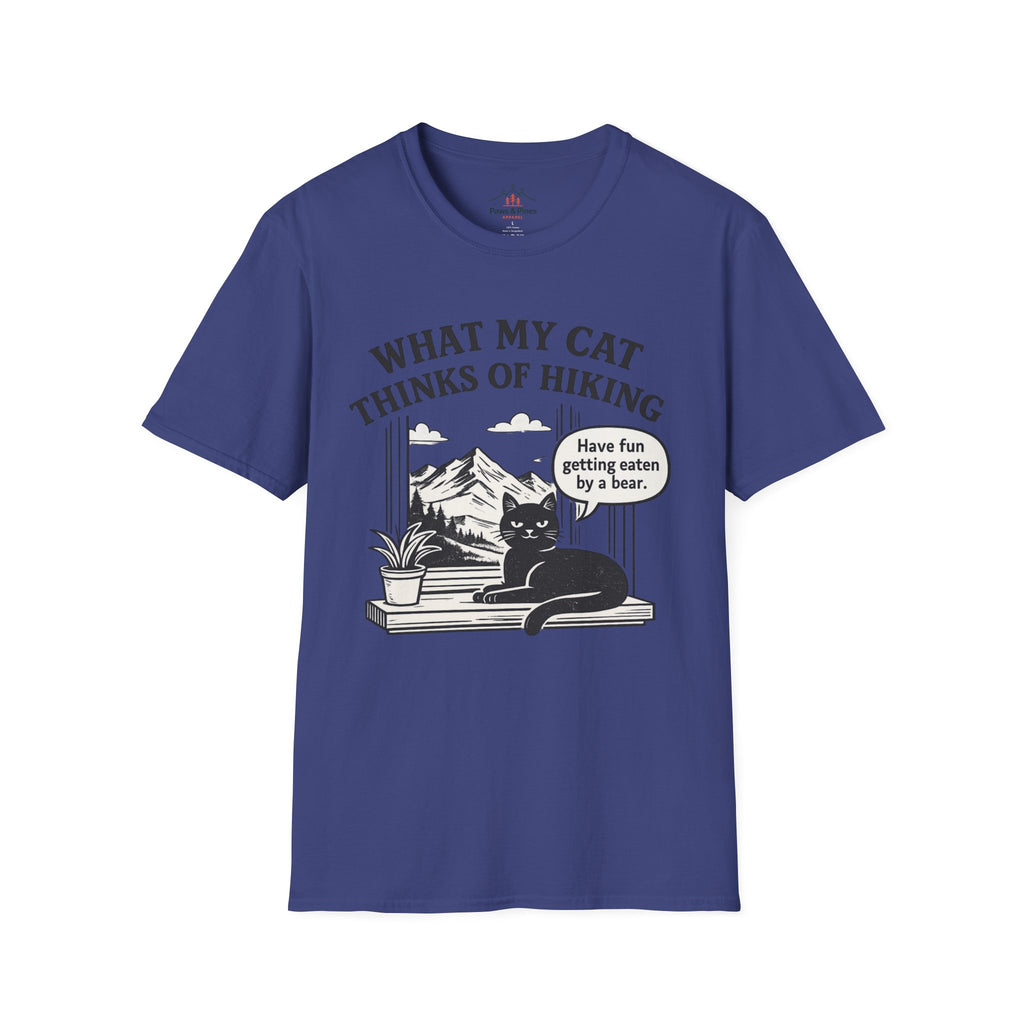 What my Cat thinks of Hiking T-Shirt