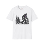 Cat Walking Bigfoot T-Shirt