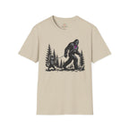 Cat Walking Bigfoot T-Shirt
