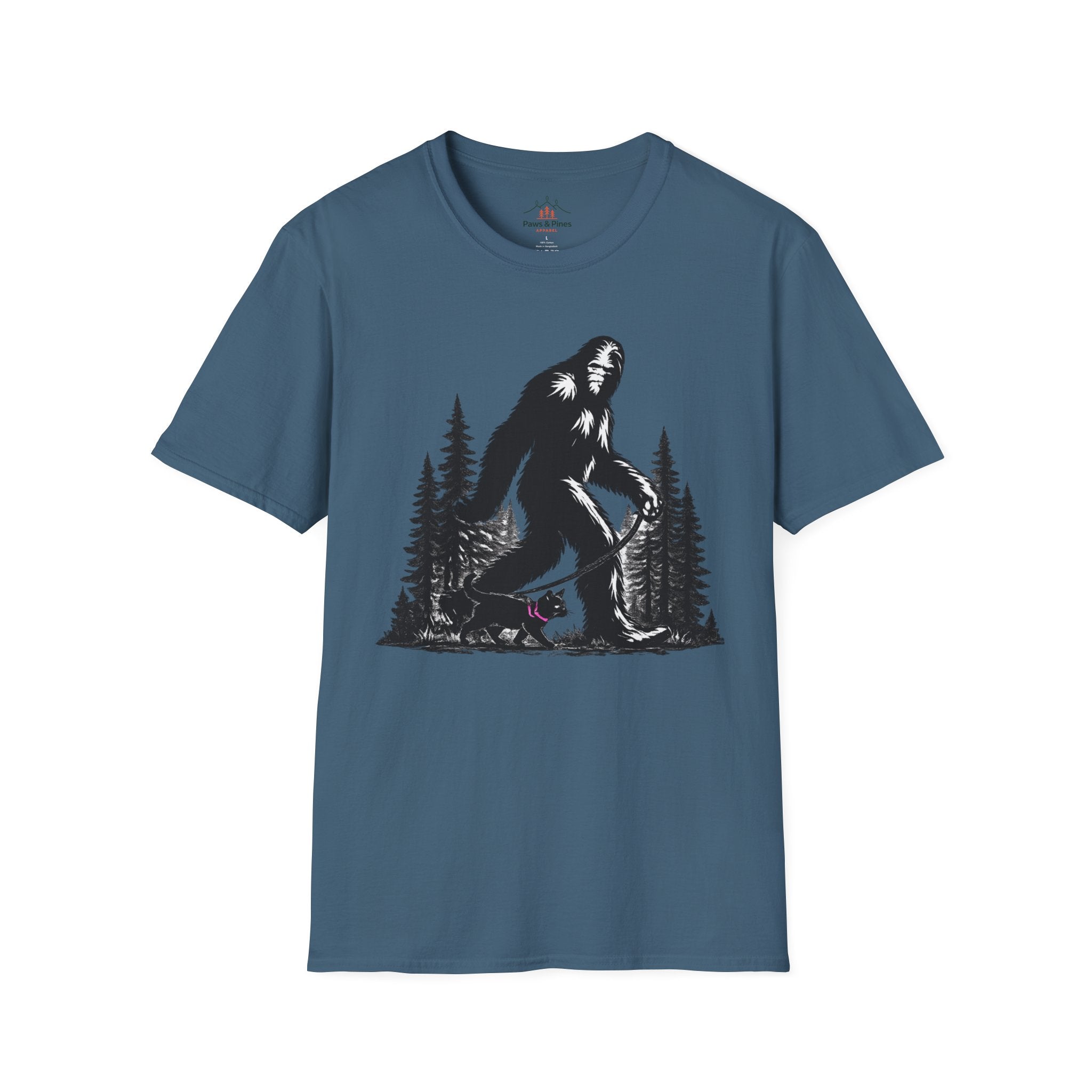 Bigfoot Walking cat T-Shirt