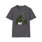 Bigfoot walking white cat T-Shirt