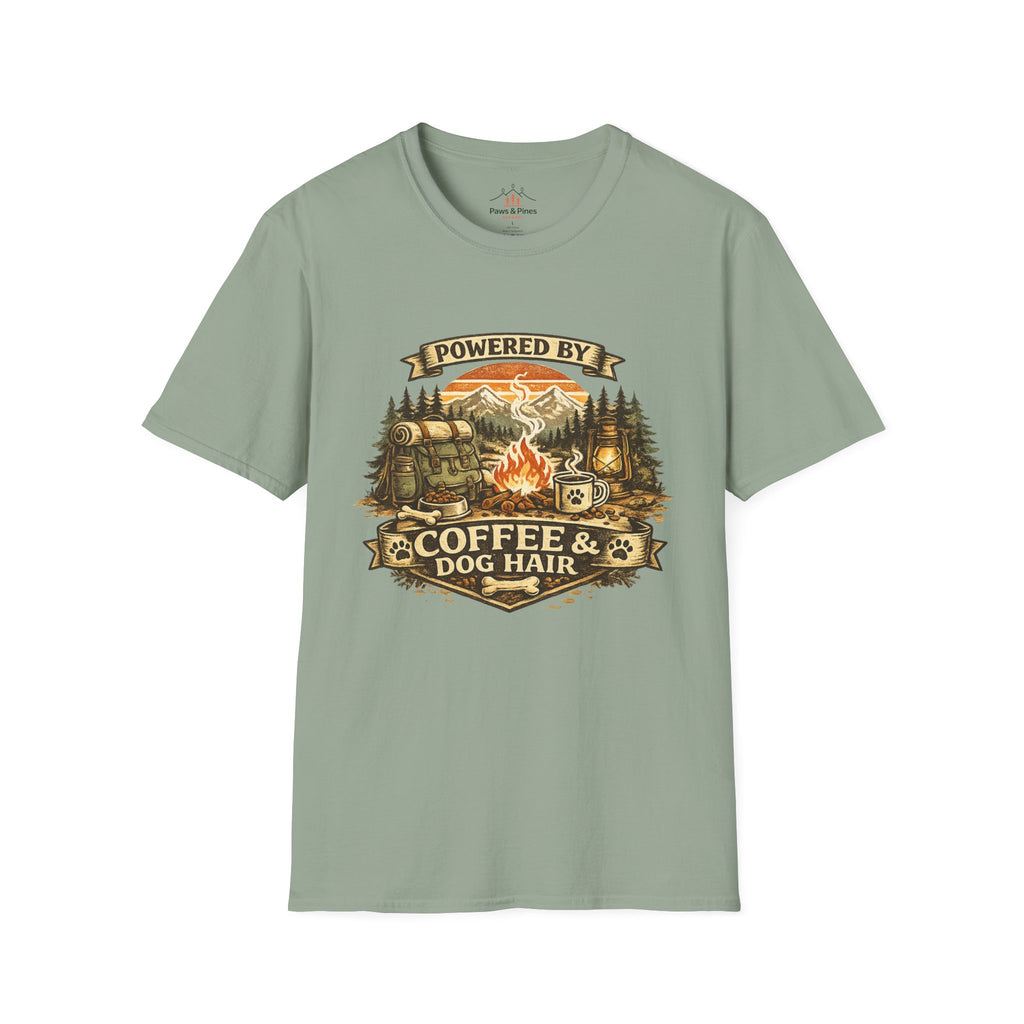 Powered by Coffee & Dog Hair T-Shirt