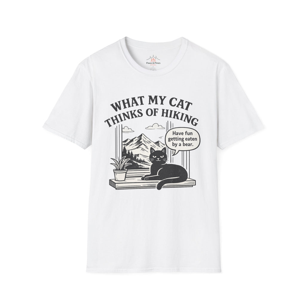 What my Cat thinks of Hiking T-Shirt