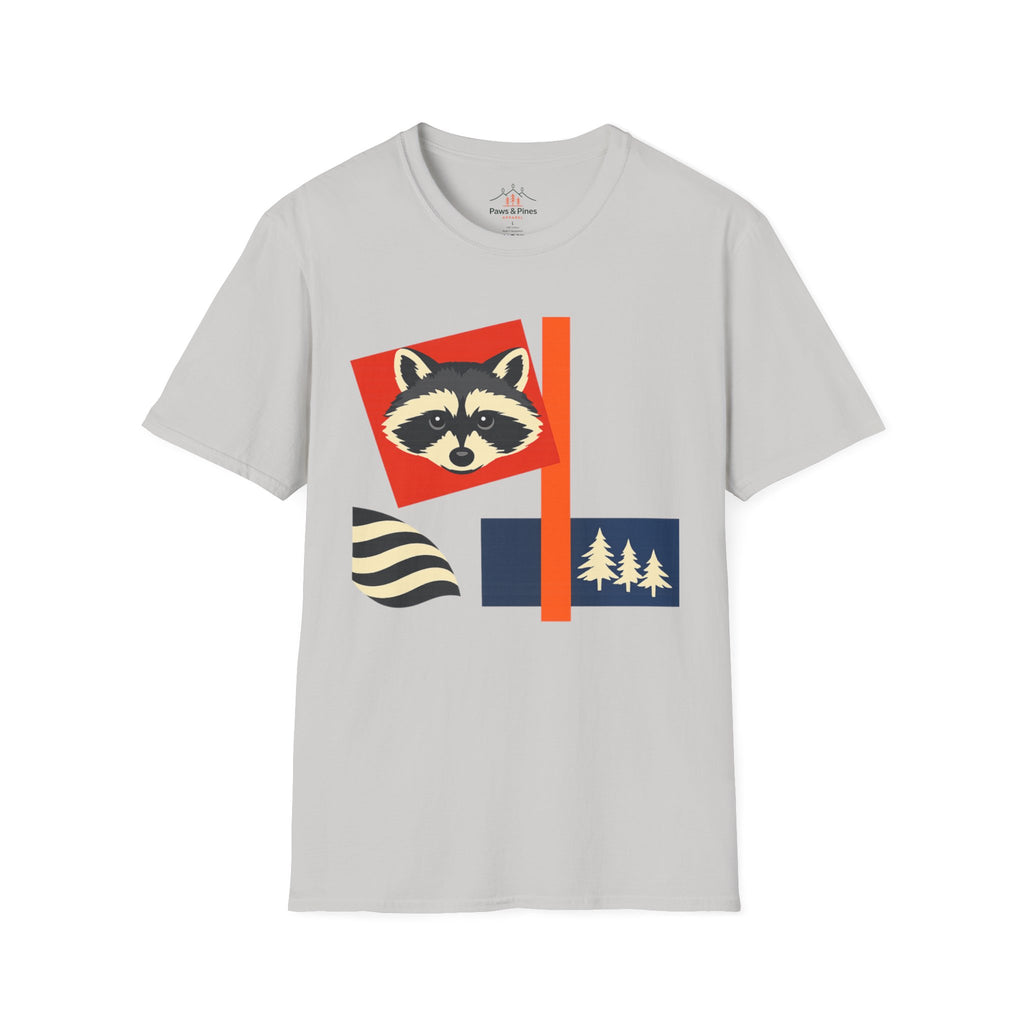 Suprematism Raccoon T-Shirt