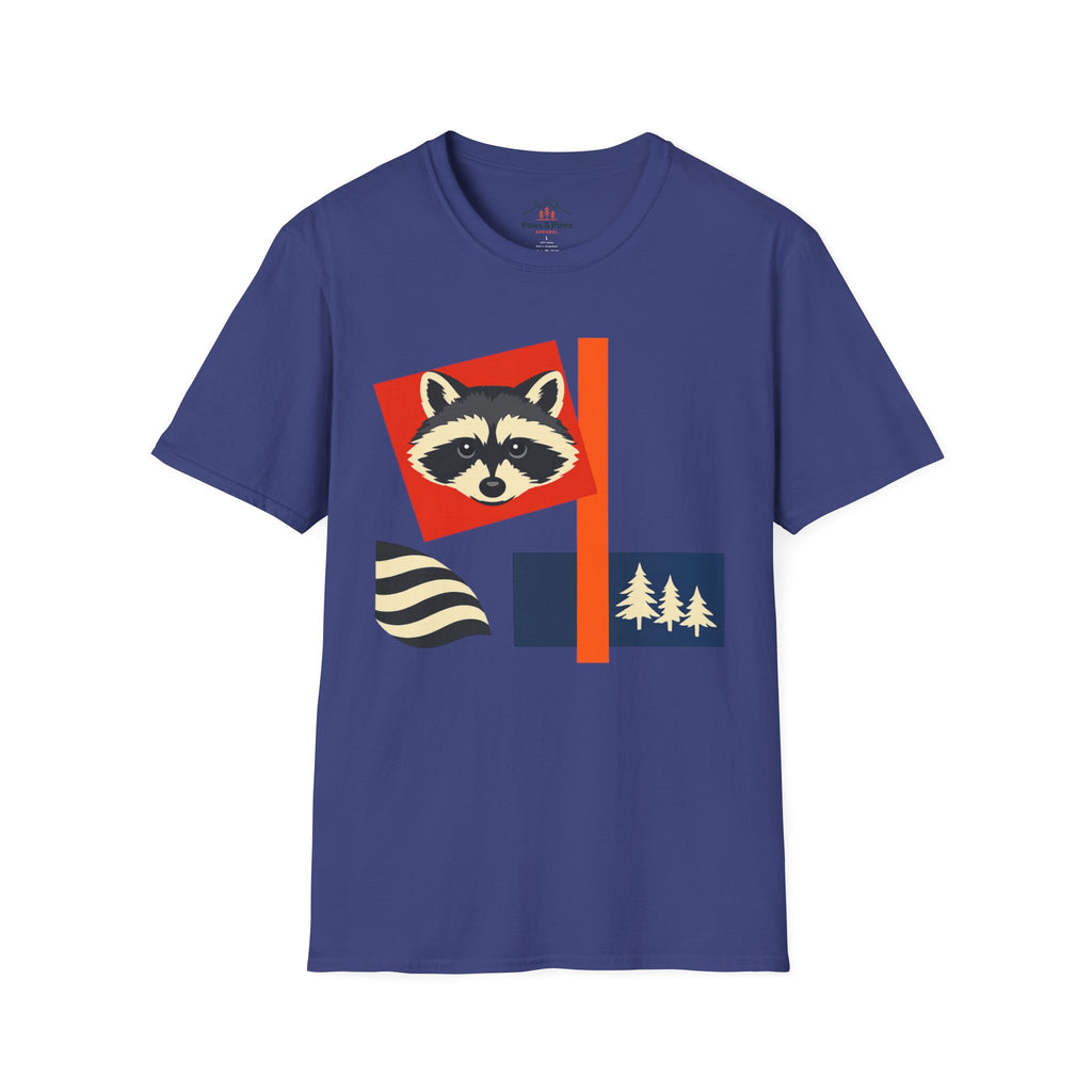 Suprematism Raccoon T-Shirt