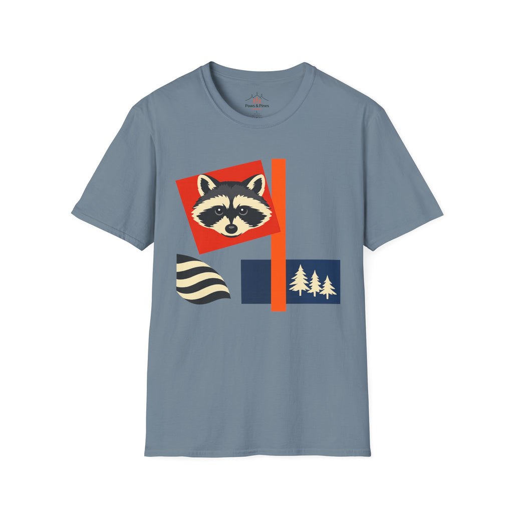 Suprematism Raccoon T-Shirt