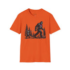Cat Walking Bigfoot T-Shirt