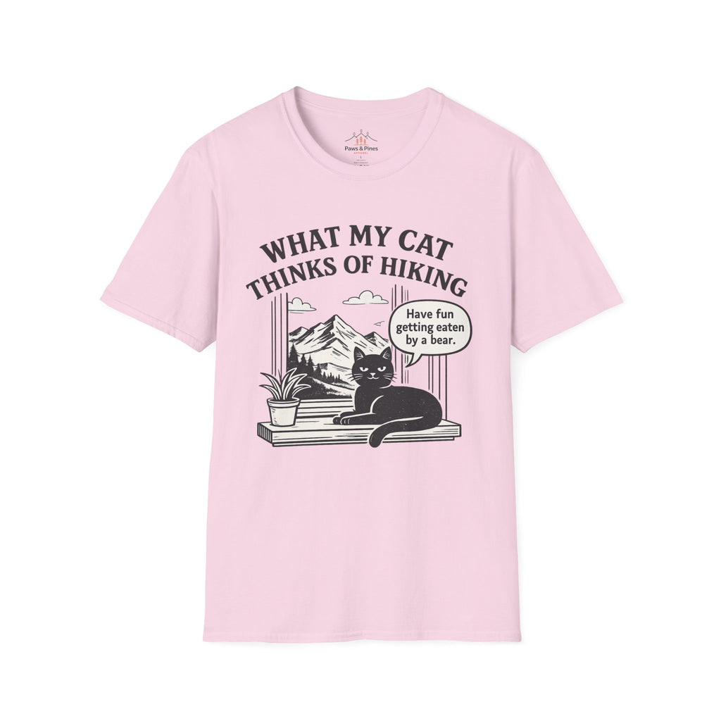 What my Cat thinks of Hiking T-Shirt