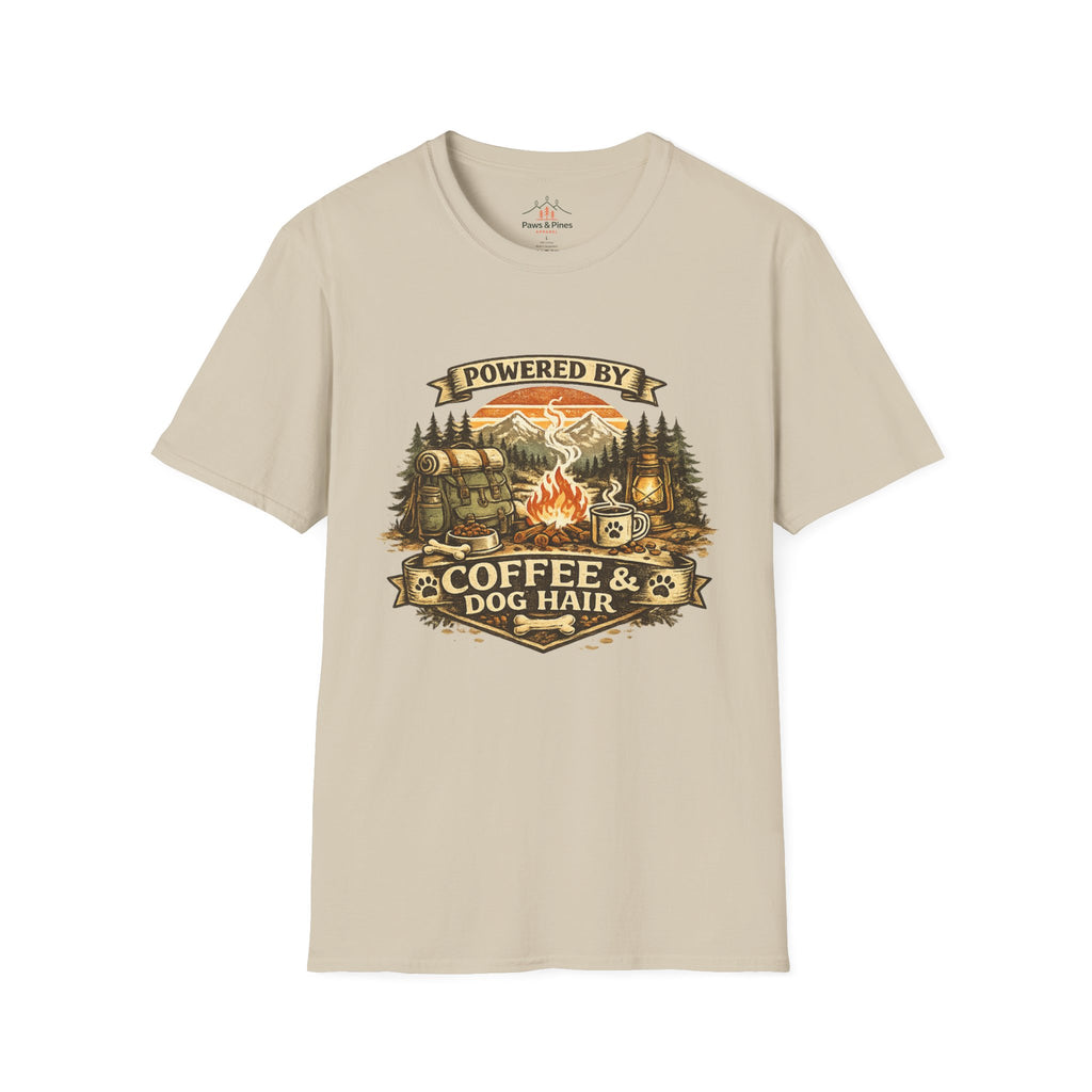 Powered by Coffee & Dog Hair T-Shirt