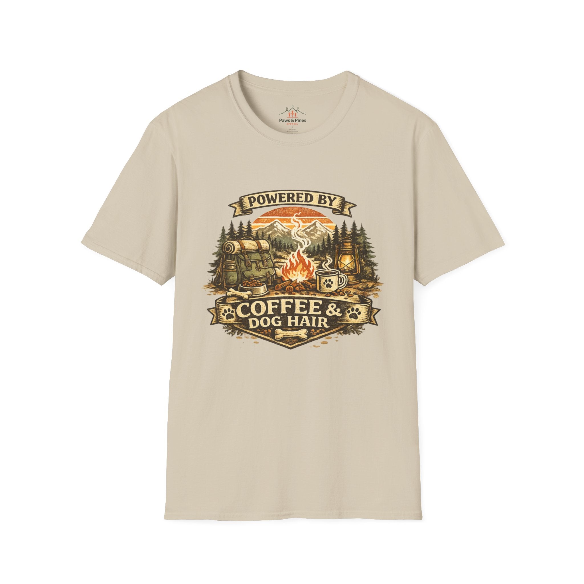 Powered by Coffee & Dog Hair T-Shirt