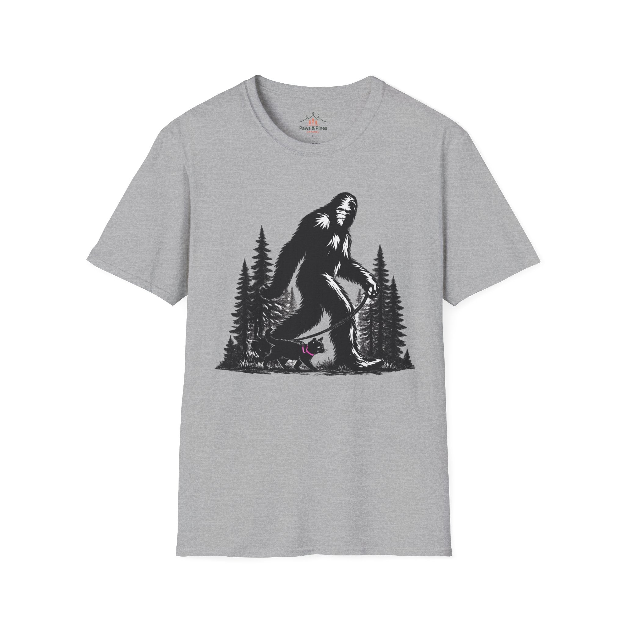 Bigfoot Walking cat T-Shirt