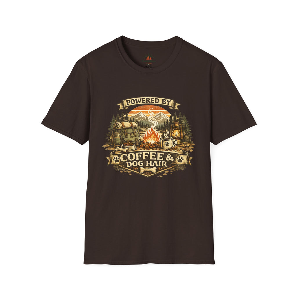 Powered by Coffee & Dog Hair T-Shirt