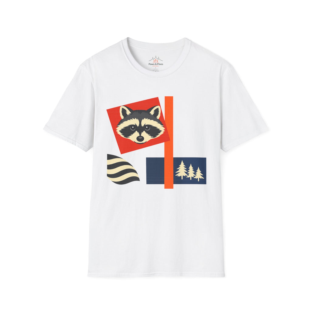 Suprematism Raccoon T-Shirt