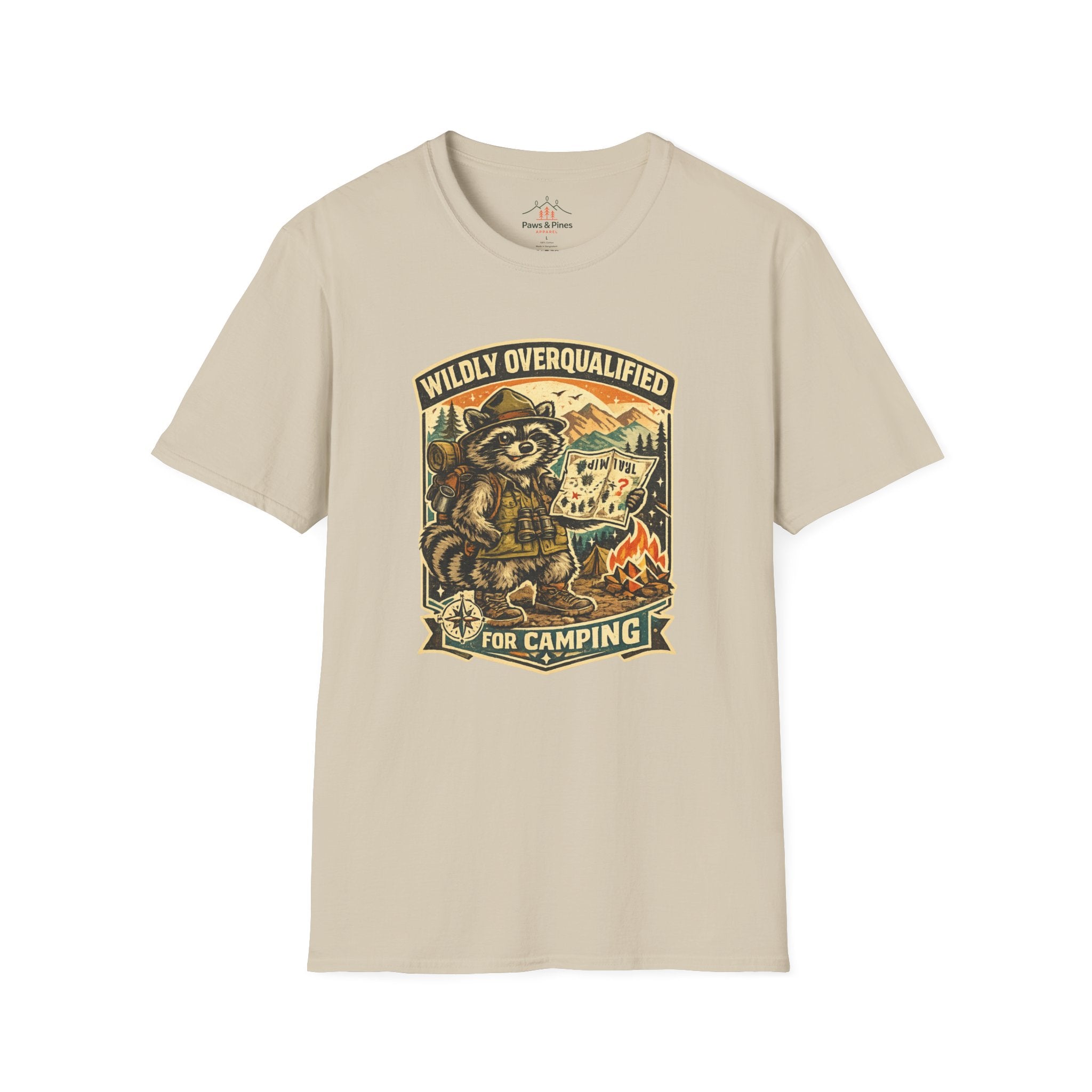 Raccoon Overqualified T-Shirt