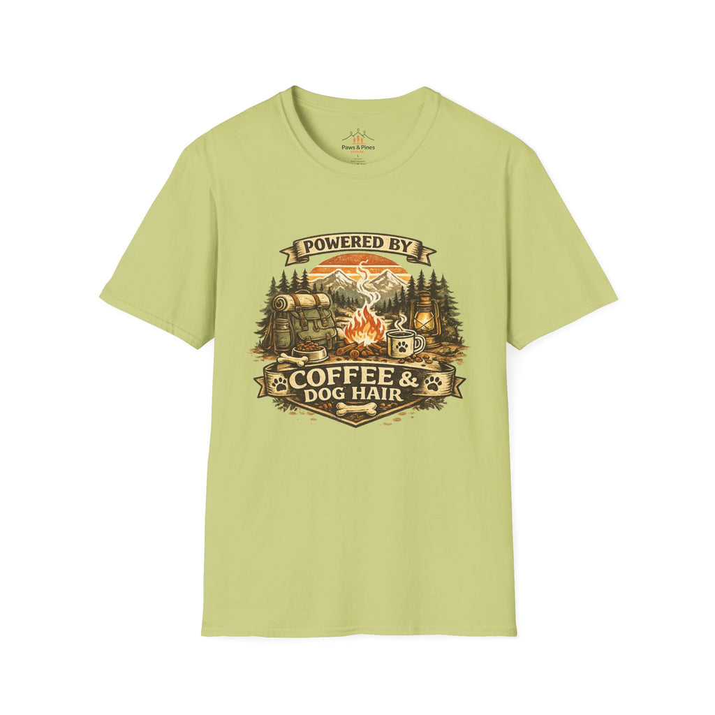 Powered by Coffee & Dog Hair T-Shirt