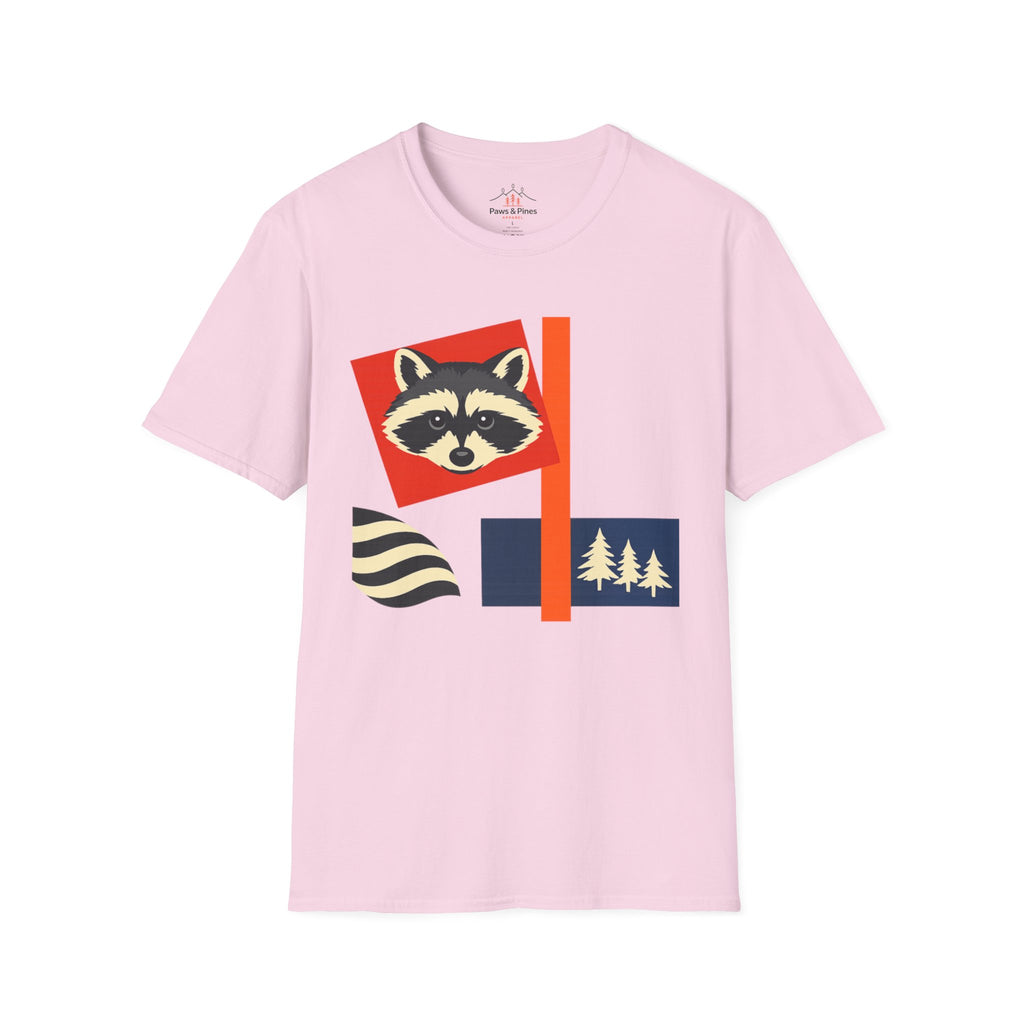 Suprematism Raccoon T-Shirt