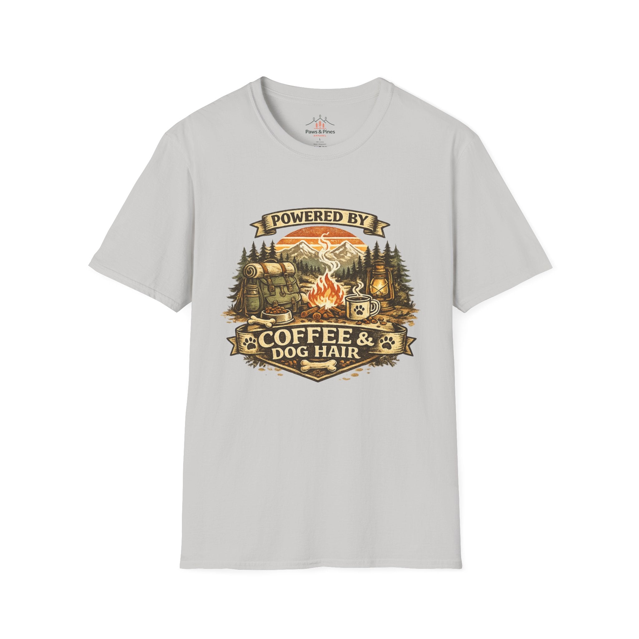 Powered by Coffee & Dog Hair T-Shirt