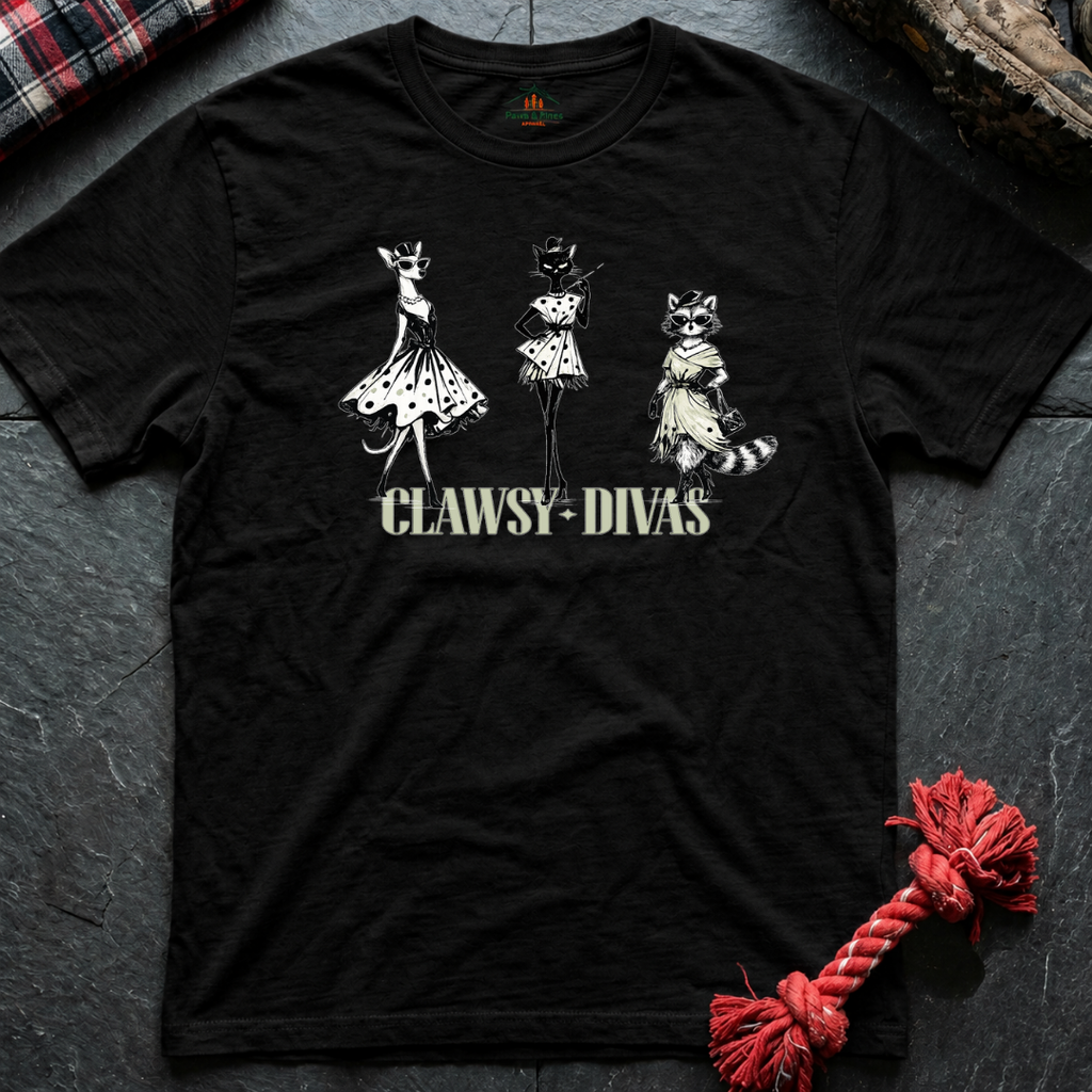 Clawsy Divas T-Shirt