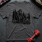 Bigfoot Making Smores T-Shirt