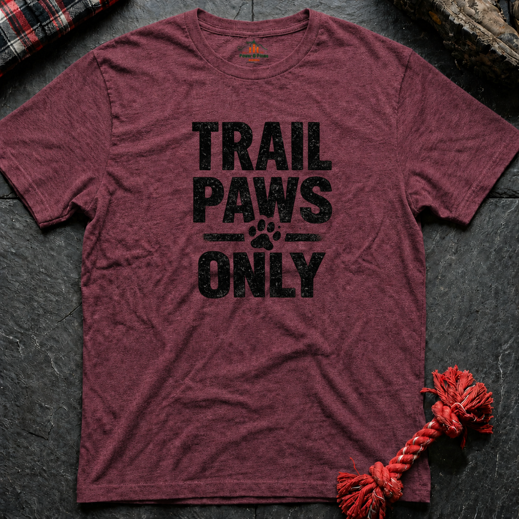 Trail Paws Only T-Shirt