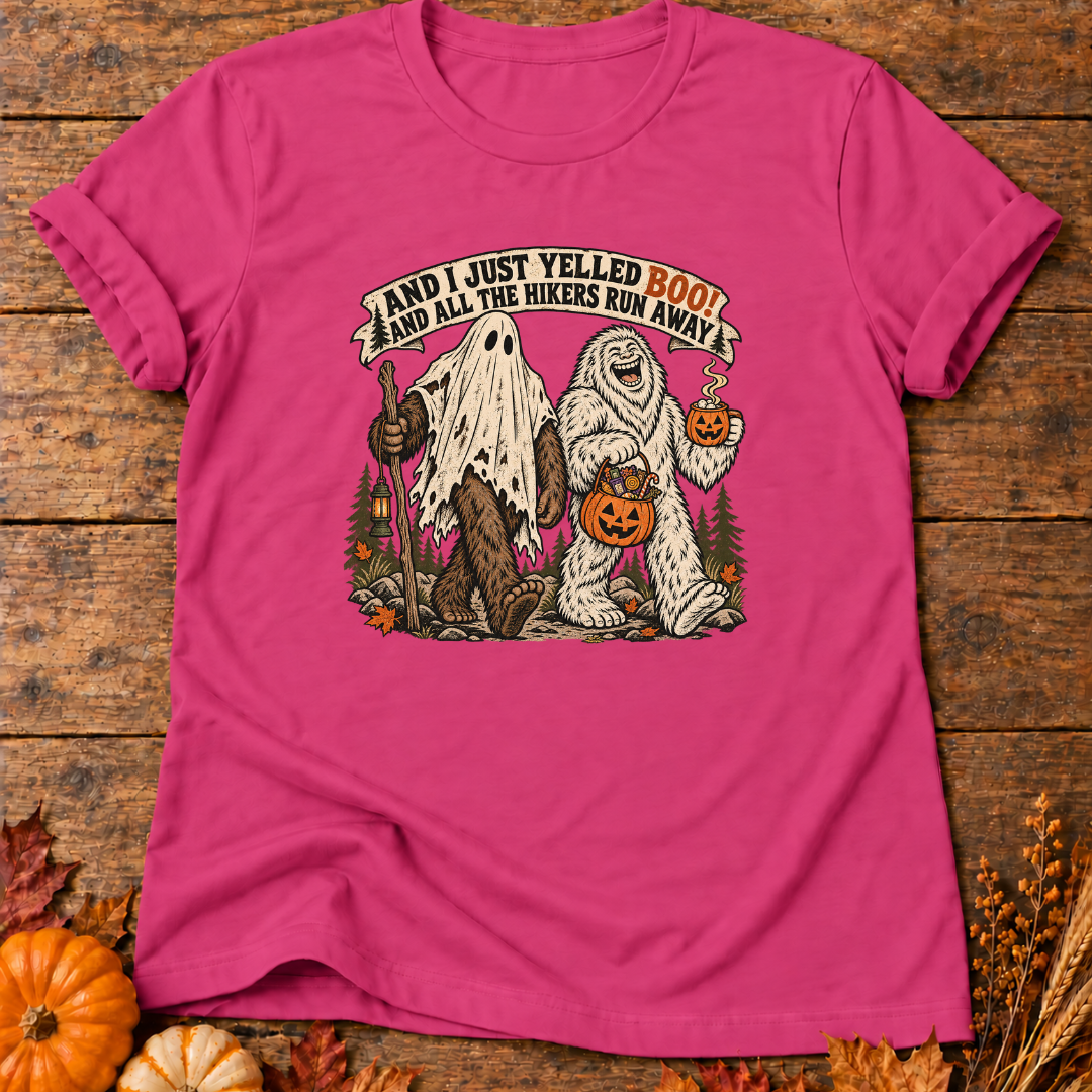 Bigfoot Yelled Boo T-Shirt