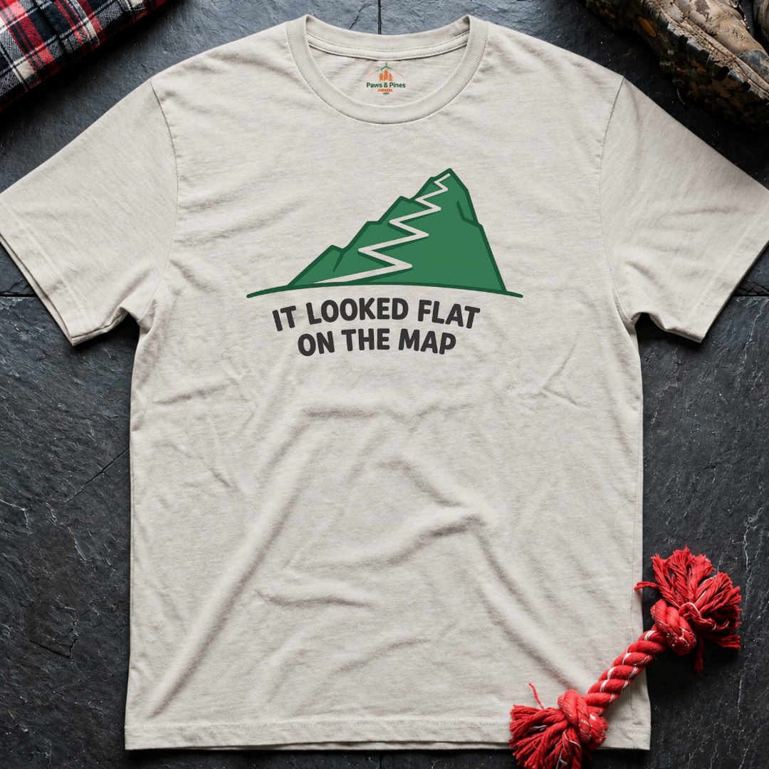 Looked Flat on Map T-Shirt