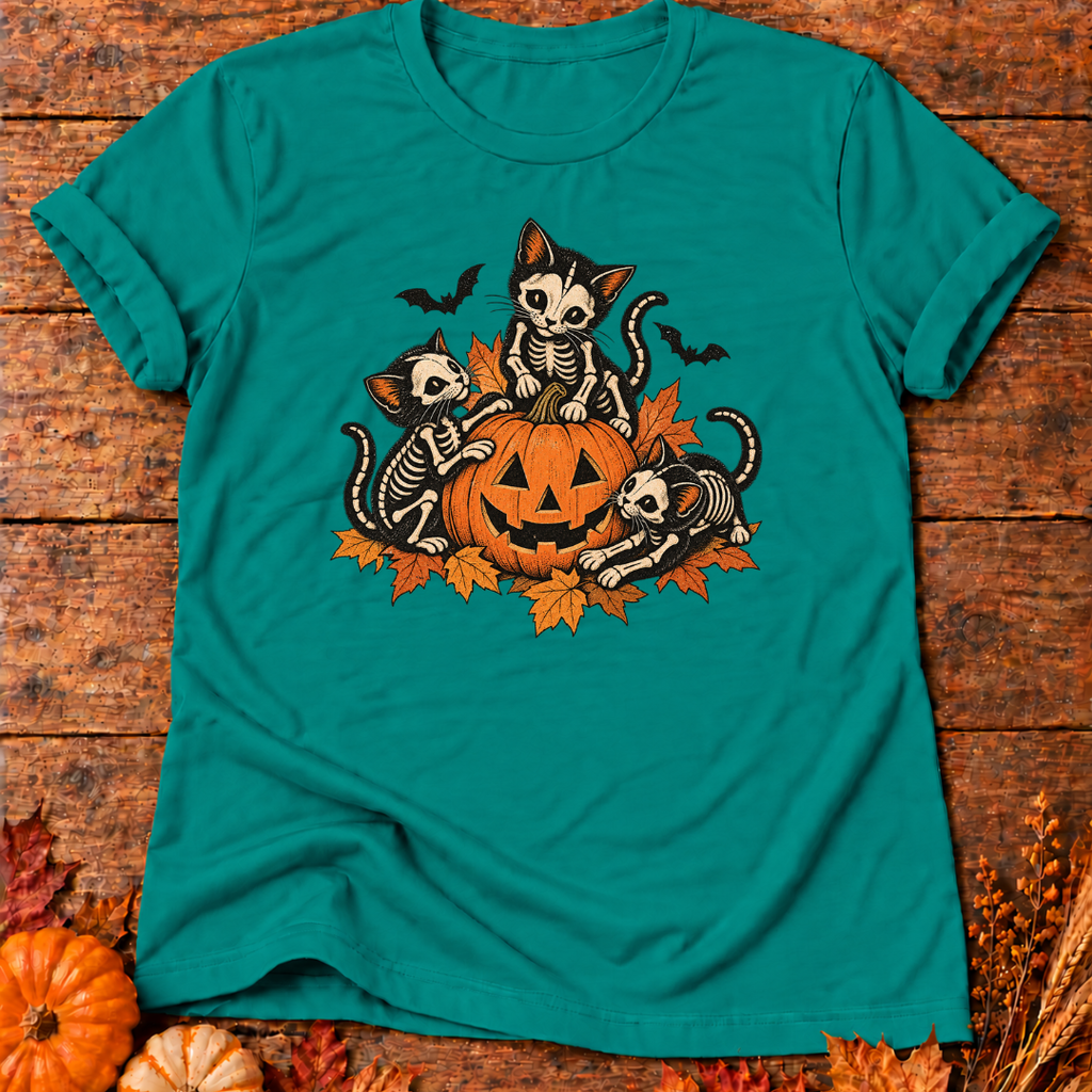Cats & Pumpkins T-Shirt