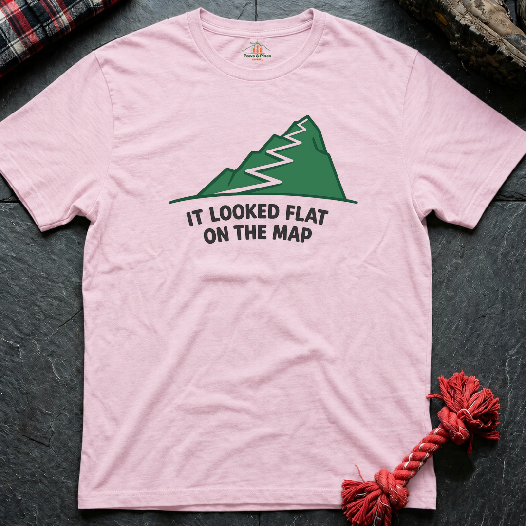 Looked Flat on Map T-Shirt