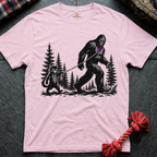 Cat Walks Bigfoot T-Shirt