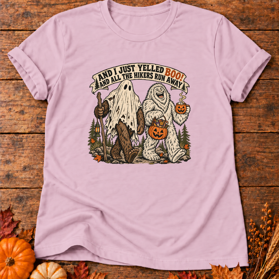Bigfoot Yelled Boo T-Shirt