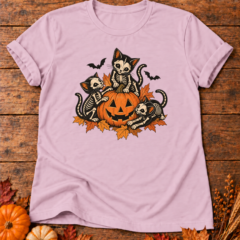 Cats & Pumpkins T-Shirt