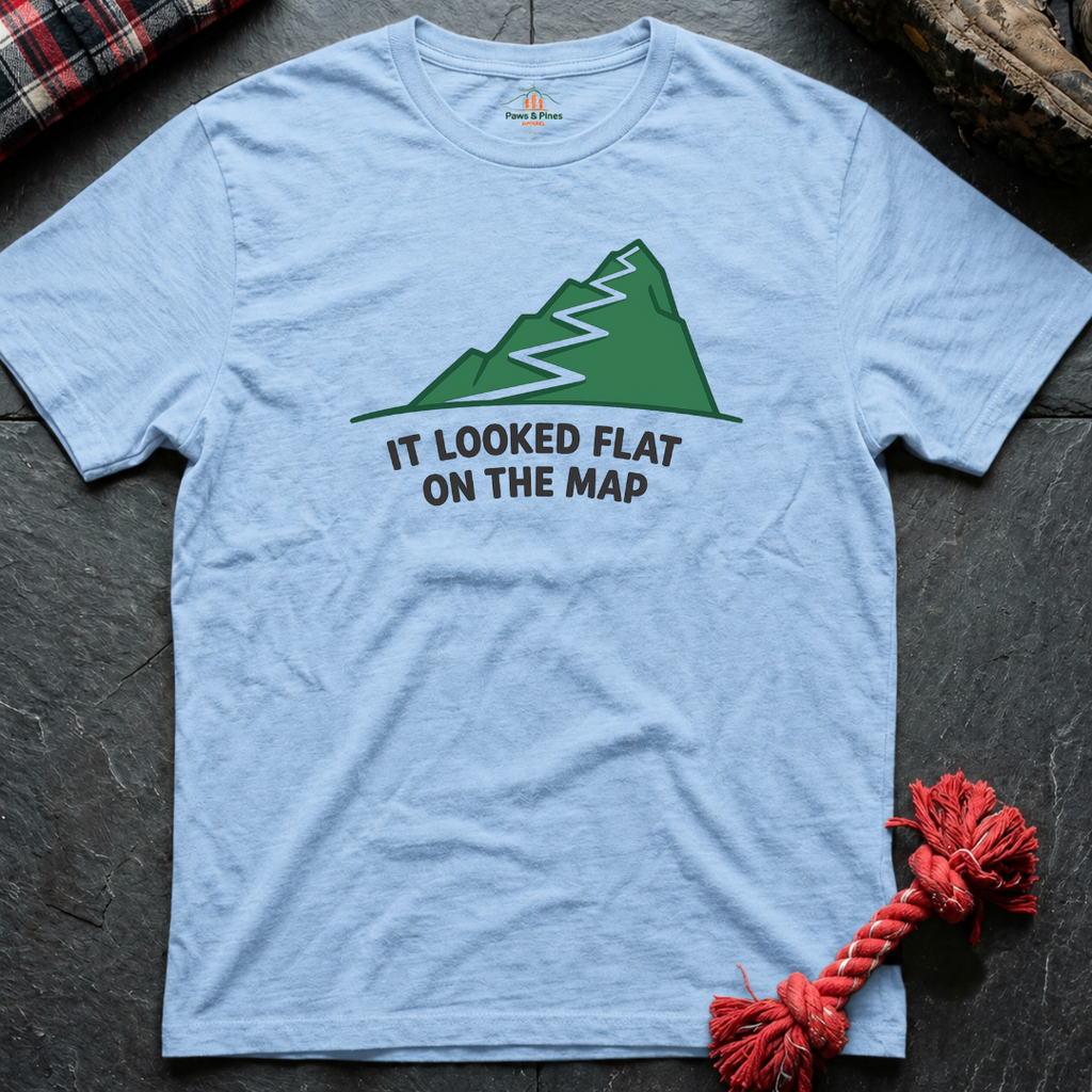 Looked Flat on Map T-Shirt