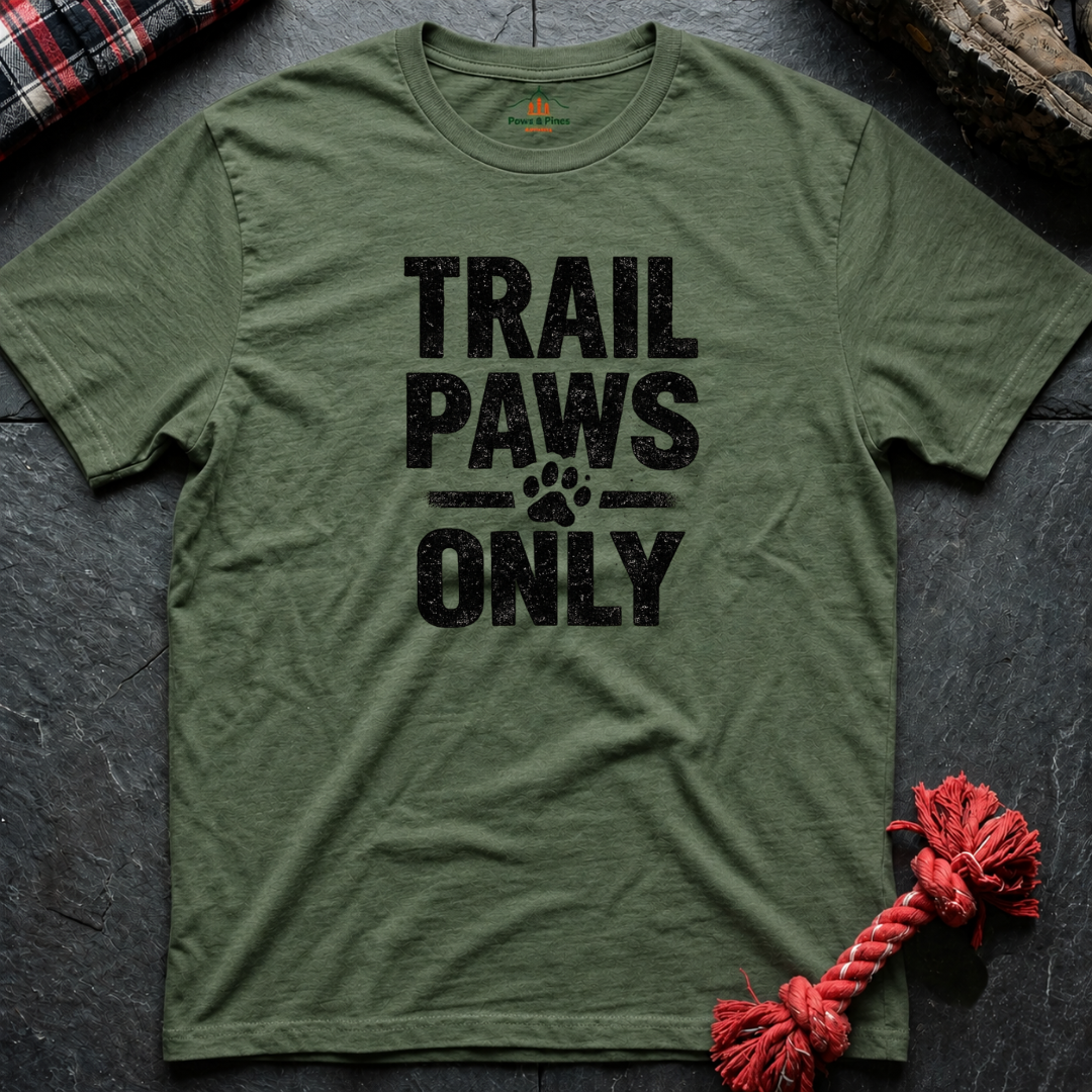 Trail Paws Only T-Shirt