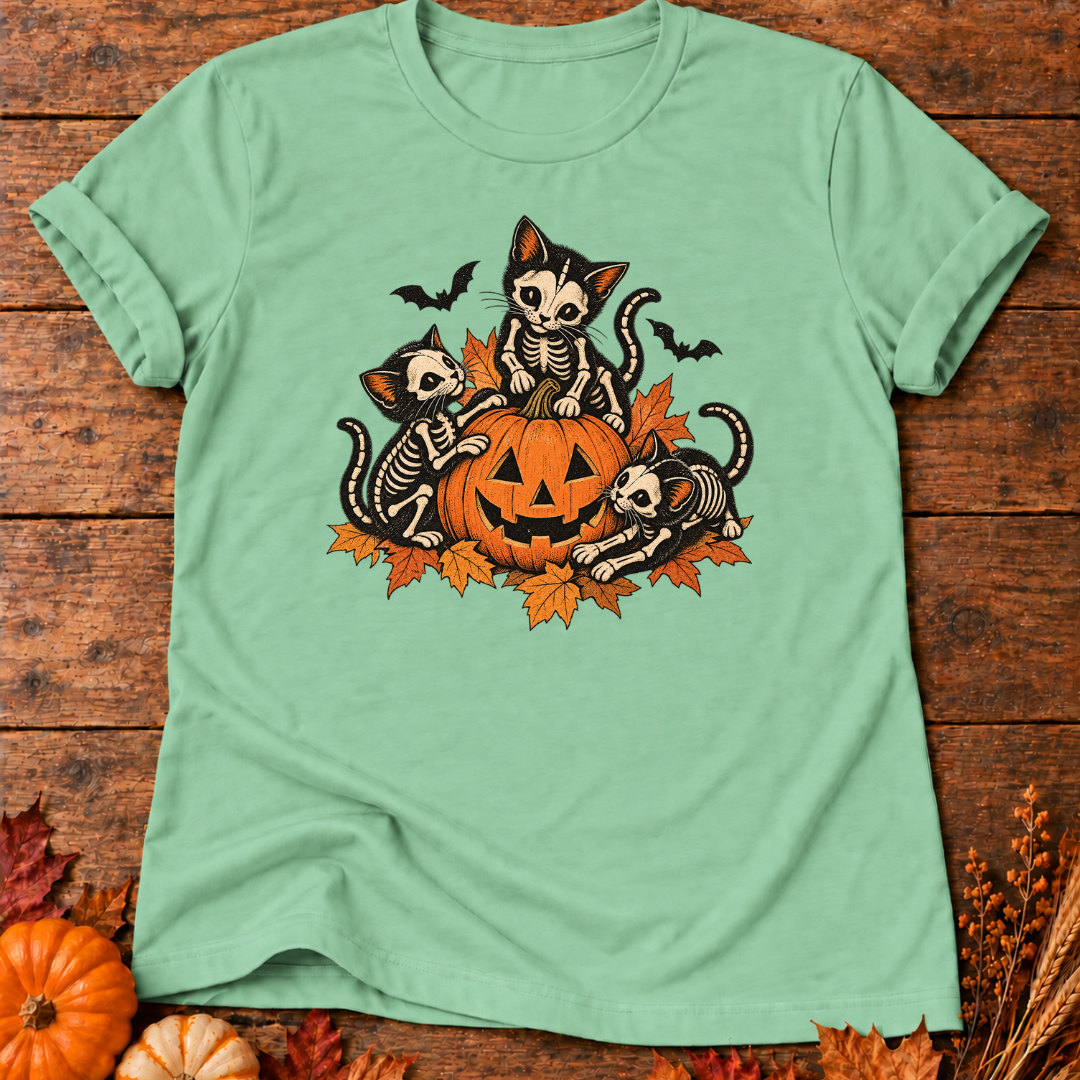 Cats & Pumpkins T-Shirt