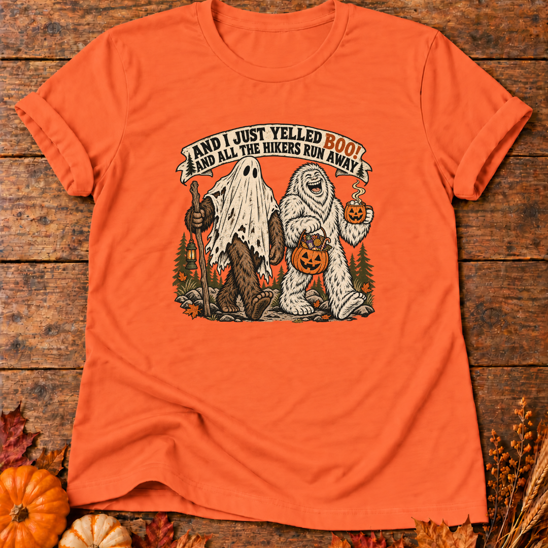 Bigfoot Yelled Boo T-Shirt