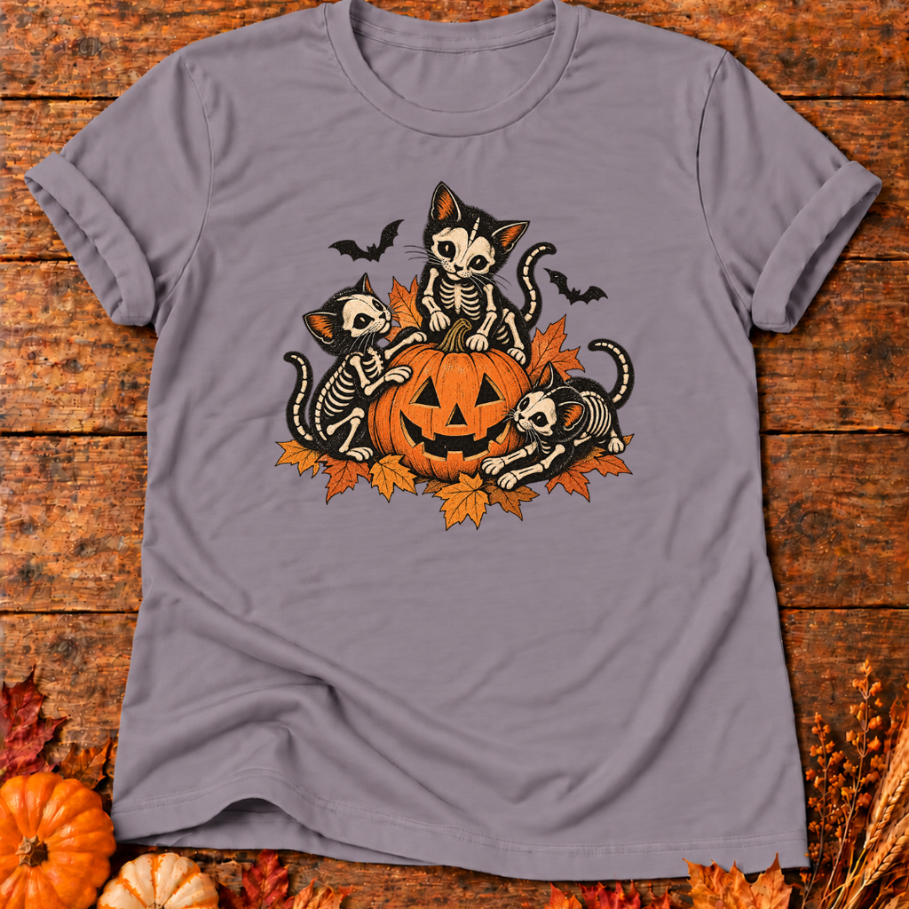 Cats & Pumpkins T-Shirt