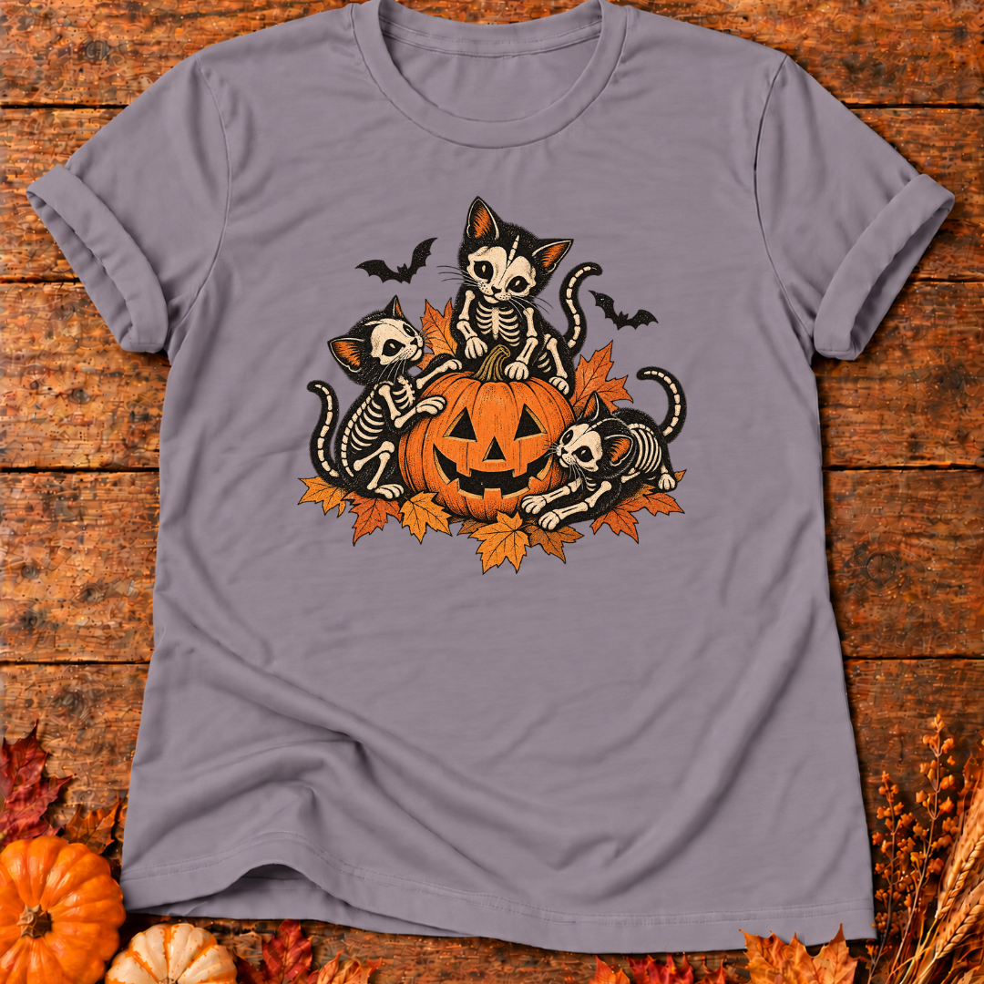 Cats & Pumpkins T-Shirt