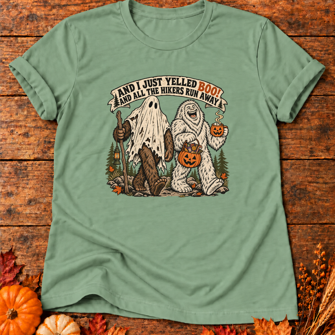 Bigfoot Yelled Boo T-Shirt