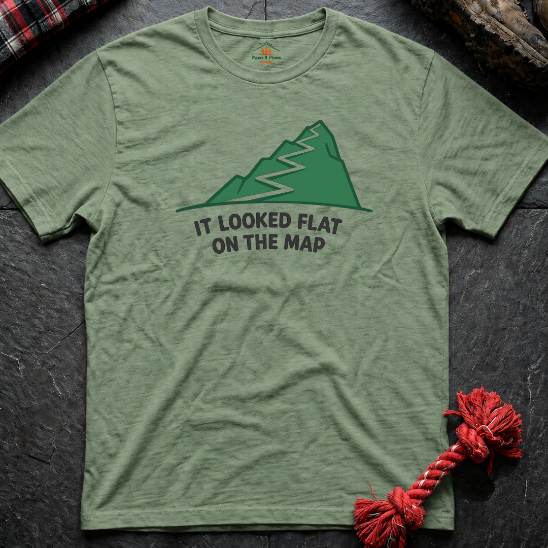 Looked Flat on Map T-Shirt