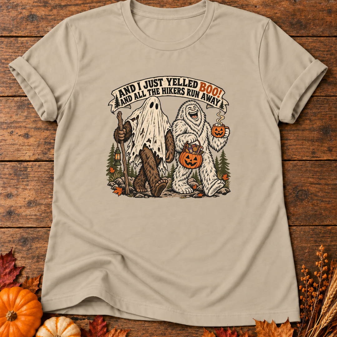 Bigfoot Yelled Boo T-Shirt