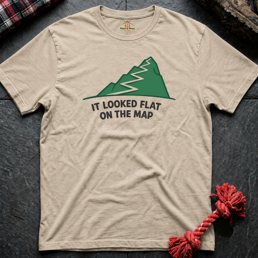 Looked Flat on Map T-Shirt
