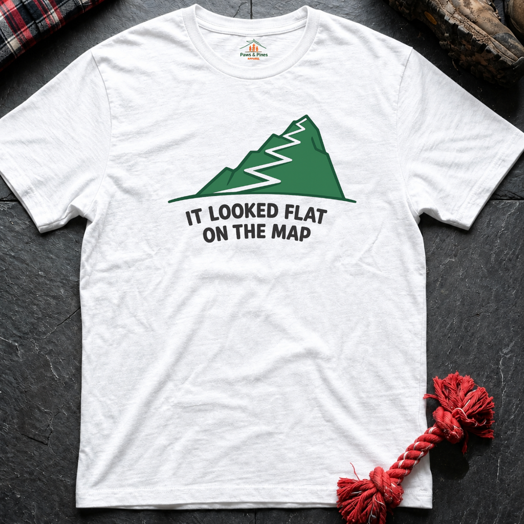 Looked Flat on Map T-Shirt